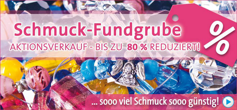 Schmuck-Fundgrube - bis zu 80 % reduziert